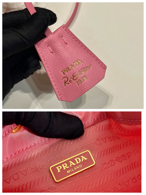 Pra*a bucket bag-15.5*19.5*10cm