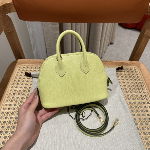 H**mes bolide 21 bag all handmade-21*15*7.5cm