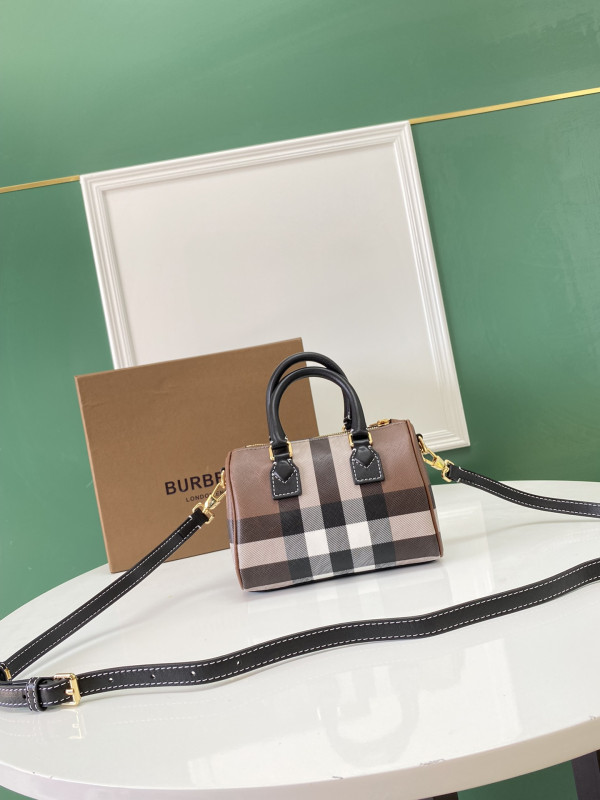 B**rry mini check bowling bag-18.5*11*12cm