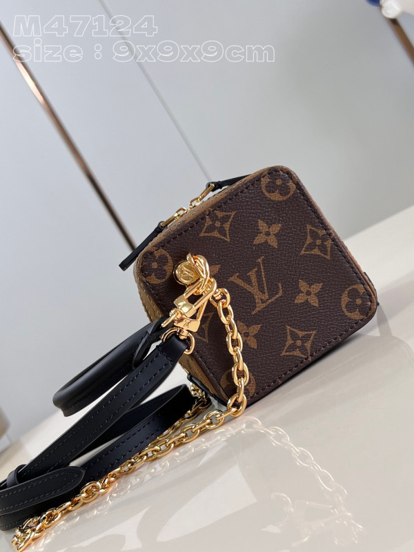 l0*is V*t0n dice bag-9.5*9.5*9.5cm