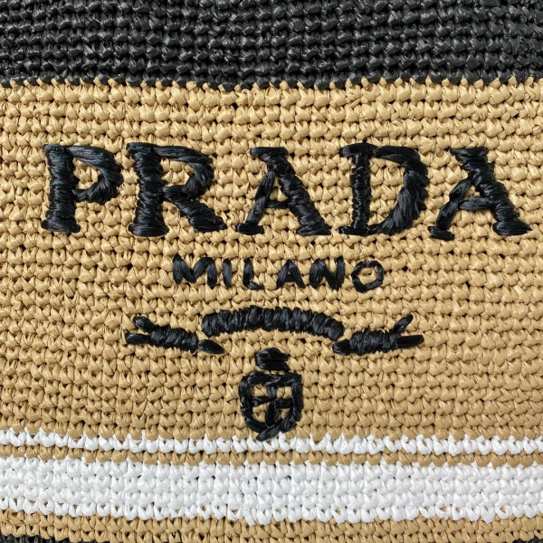 Pra*a crochet tote bag-48*34*16cm