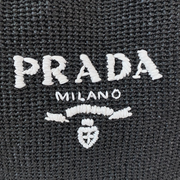 Pra*a crochet tote bag-48*34*16cm
