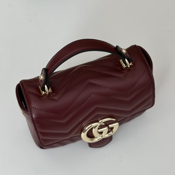 G*u*i gg marmont mini top handle bag-17*13*6cm
