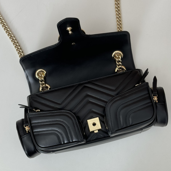 G*u*i gg marmont small multi-pocket bag