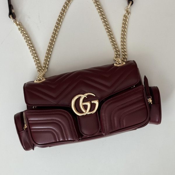 G*u*i gg marmont small multi-pocket bag