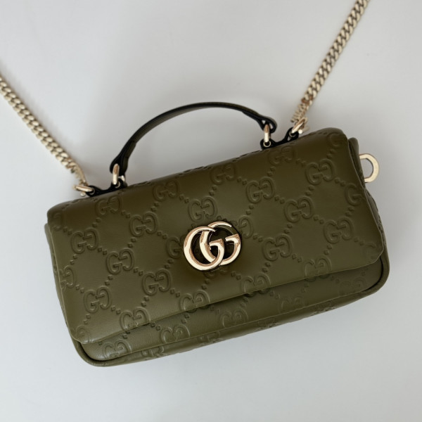 G*u*i gg milano mini top handle bag-21*12.5*4.5cm