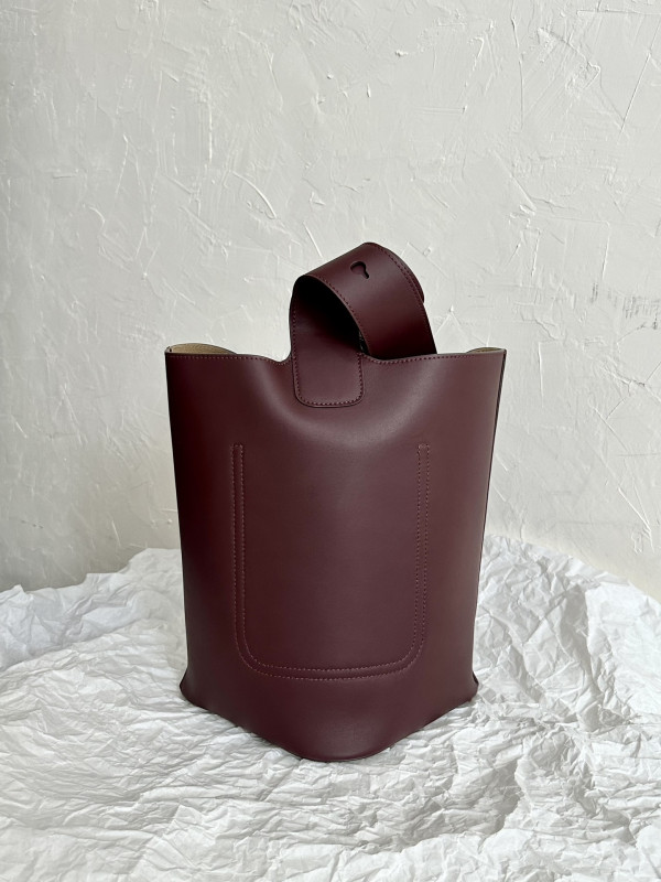 Lowee Medium Pebble bucket Bag-28*24*23CM