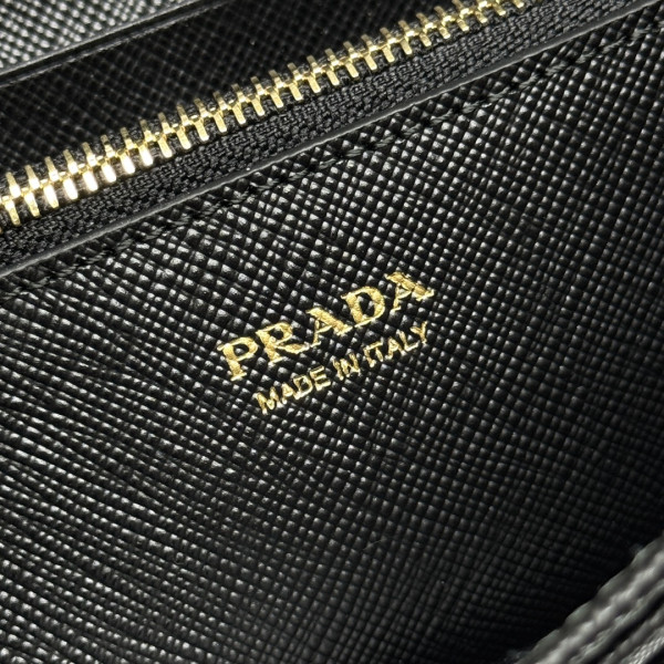 Pra*a large saffiano leather wallet
