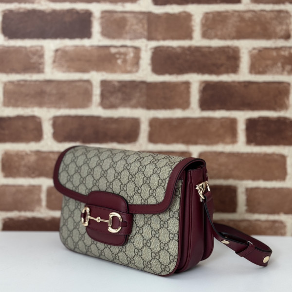 G*u*i horsebit 1955 soft small shoulder bag-25.9*17.5*9.9cm