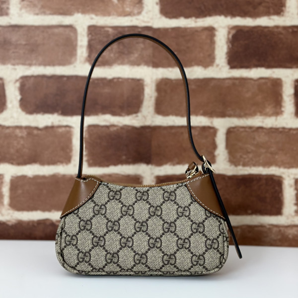 g*u*i gg emblem S*per mini shoulder bag-18*10*3cm