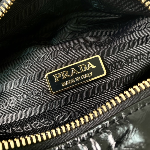 Pra*a dangle leather top-handle mini-bag