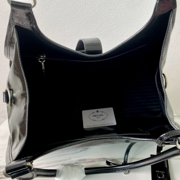Pra*a large leather tote bag