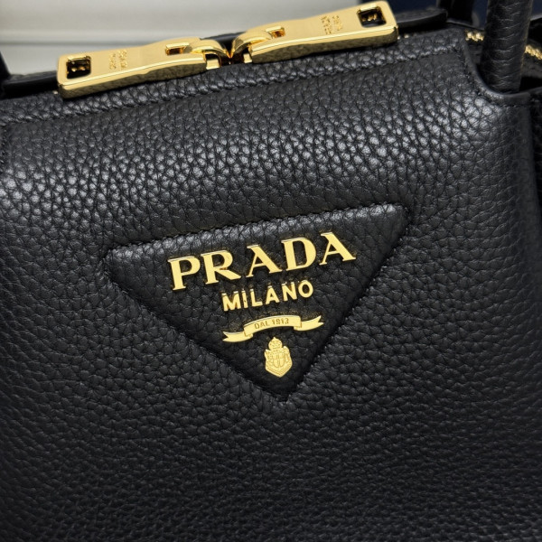 Pra*a leather mini handbag-18*19.5*9cm