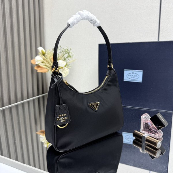 Pra*a re-edition 2005 re-nylon and saffiano mini bag