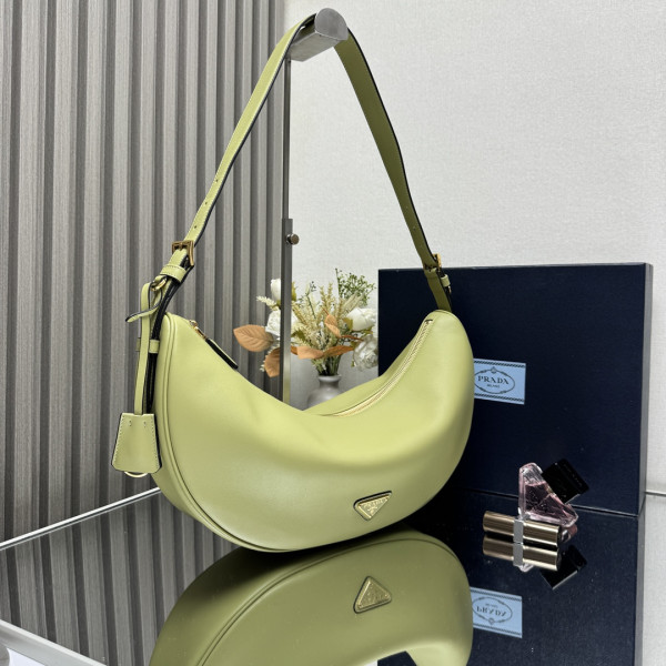 Pra*a demi-lune large shoulder bag-42*19.5*8.5cm