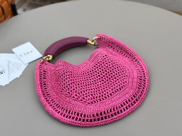 Chloe 25S summer banana hobo bag - 36*21.5*2cm