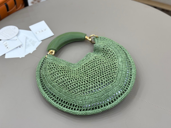 Chloe 25S summer banana hobo bag - 36*21.5*2cm