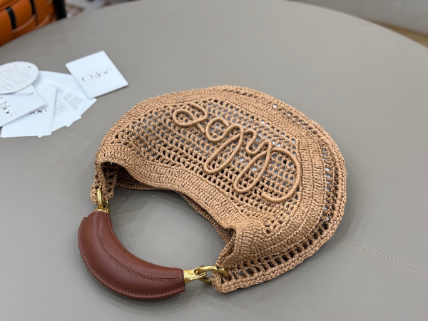 Chloe 25S summer banana hobo bag - 36*21.5*2cm