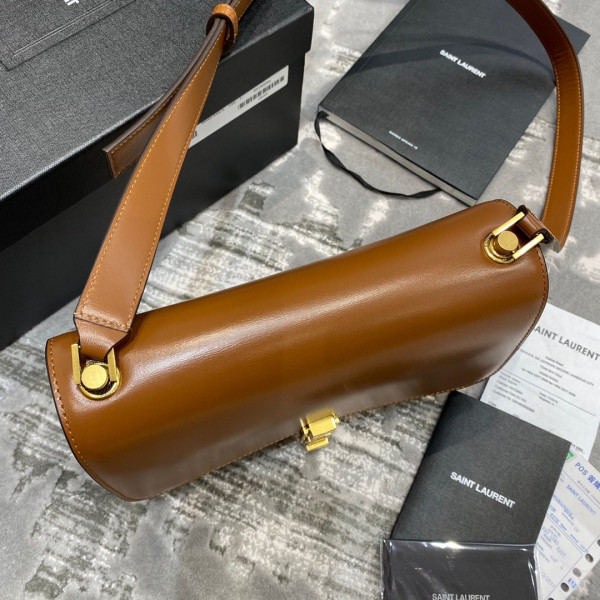 Y*L loulou carre satchel in smooth leather