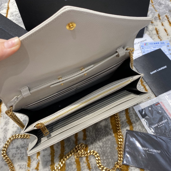 Y*L cassandre matelassÉ chain wallet
