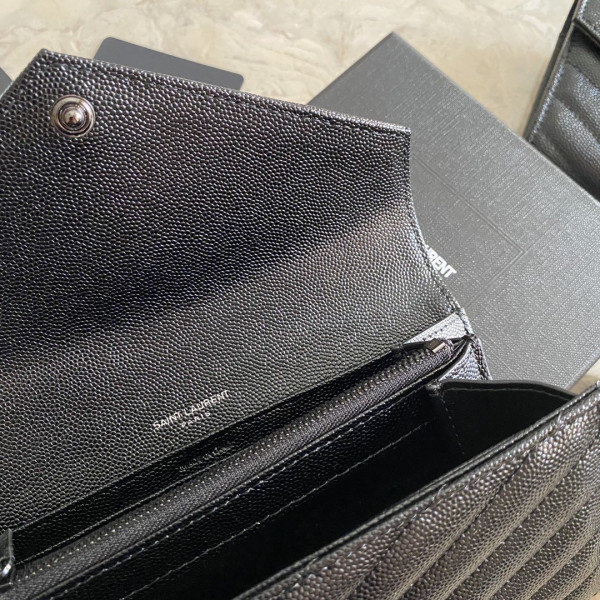 Y*L monogram large flap wallet