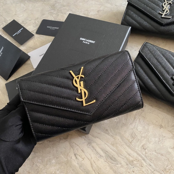 Y*L monogram large flap wallet