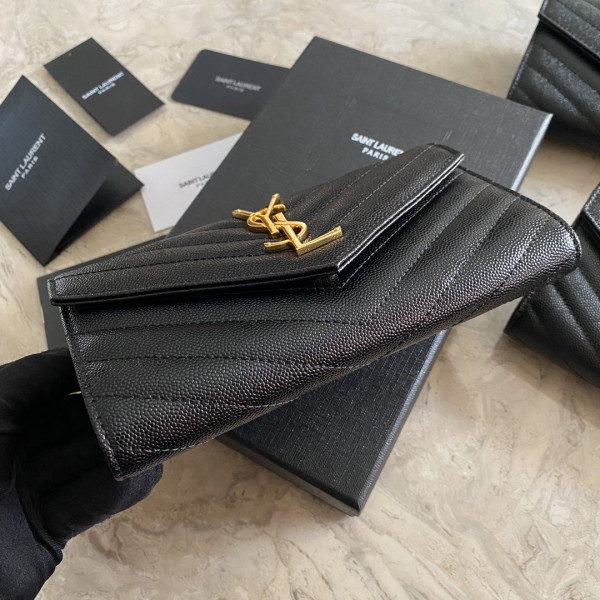 Y*L monogram large flap wallet